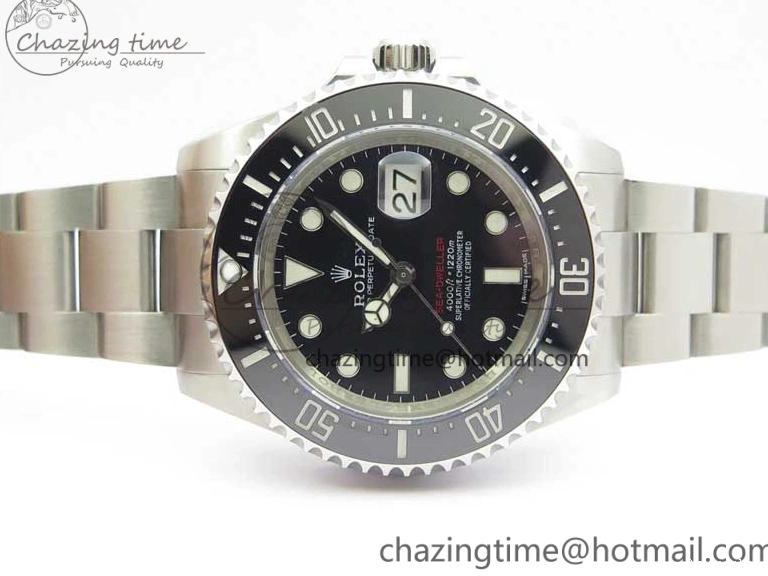 1228 Sea-Dweller 2017 Baselworld 126600 Noob 1:1 Best Edition Black Dial on SS Bracelet A2836 V Effortless 3065